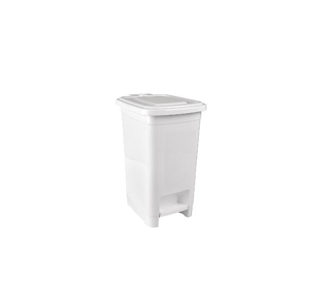 SLIM PEDAL DUSTBIN (10LT)  WHITE